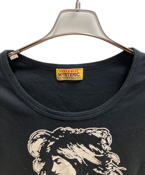 Hysteric Glamour（ヒステリックグラマー）Hysteric Glamour (ヒステリックグラマー) HYSTERIC LOVE チビTシャツ 半袖Tシャツ ブラック サイズ:SIZE Freeの古着・服飾アイテム