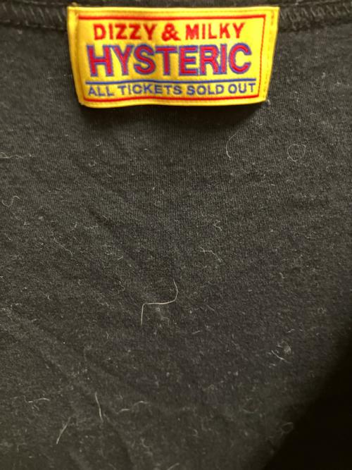 Hysteric Glamour（ヒステリックグラマー）Hysteric Glamour (ヒステリックグラマー) HYSTERIC LOVE チビTシャツ 半袖Tシャツ ブラック サイズ:SIZE Freeの古着・服飾アイテム