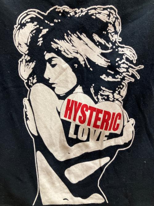 Hysteric Glamour（ヒステリックグラマー）Hysteric Glamour (ヒステリックグラマー) HYSTERIC LOVE チビTシャツ 半袖Tシャツ ブラック サイズ:SIZE Freeの古着・服飾アイテム
