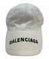 BALENCIAGA (バレンシアガ) キャップ ホワイト サイズ:SIZE L（58）：7000円
