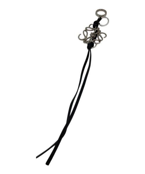 LOEWE（ロエベ）LOEWE (ロエベ) バッグチャーム ブラック×シルバーの古着・服飾アイテム