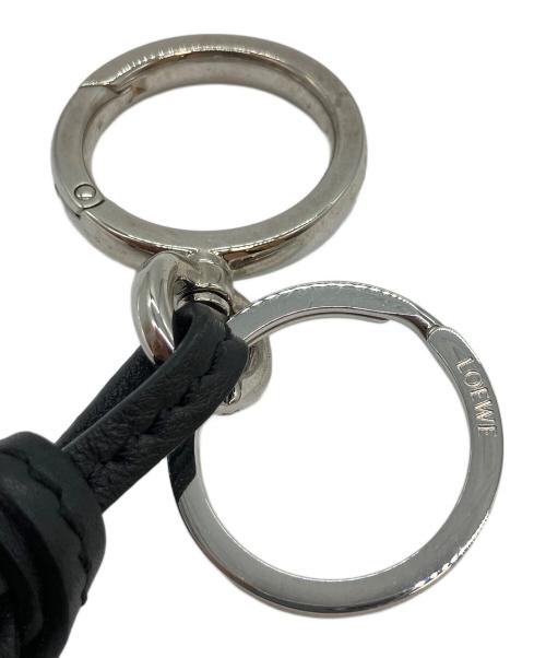 LOEWE（ロエベ）LOEWE (ロエベ) バッグチャーム ブラック×シルバーの古着・服飾アイテム