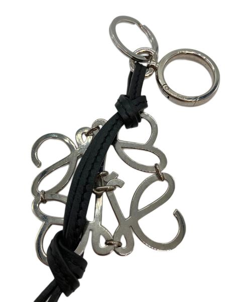 LOEWE（ロエベ）LOEWE (ロエベ) バッグチャーム ブラック×シルバーの古着・服飾アイテム