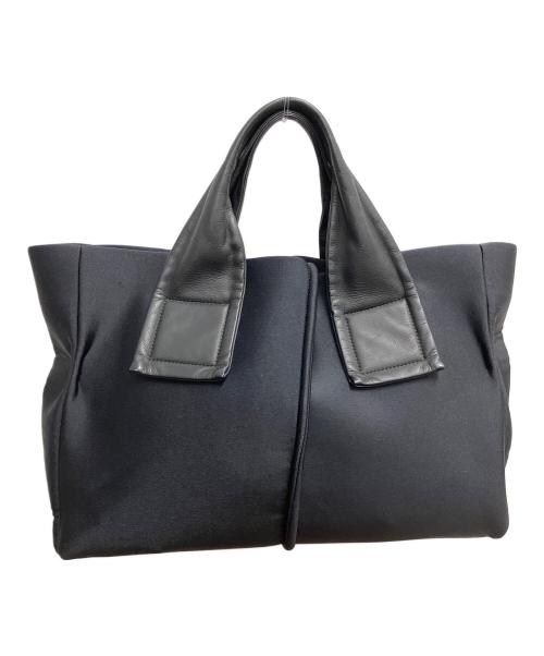 kawa-kawa（カワカワ）kawa-kawa (カワカワ) wet トートバッグ Mサイズ ブラック×レッドの古着・服飾アイテム