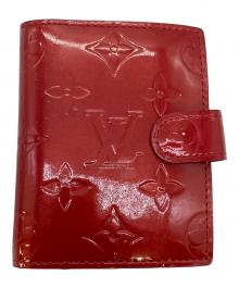 LOUIS VUITTON（ルイ ヴィトン）の古着「モノグラム　アジェンダミニ ヴェルニ」｜レッド