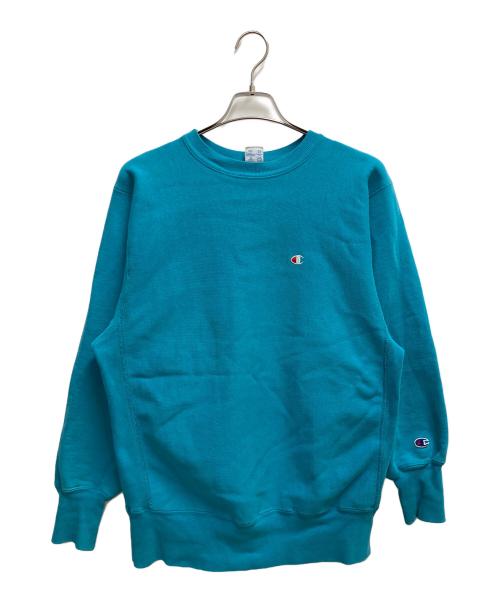 Champion REVERSE WEAVE（チャンピオン リバース ウィーブ）Champion REVERSE WEAVE (チャンピオン リバース ウィーブ) スウェット ブルー サイズ:SIZE XLの古着・服飾アイテム
