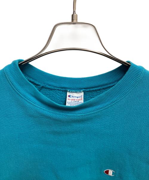 Champion REVERSE WEAVE（チャンピオン リバース ウィーブ）Champion REVERSE WEAVE (チャンピオン リバース ウィーブ) スウェット ブルー サイズ:SIZE XLの古着・服飾アイテム