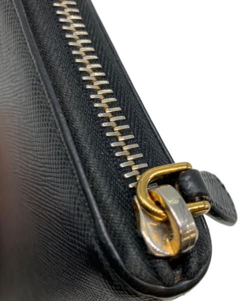 PRADA（プラダ）PRADA (プラダ) SAFFIANO FIOCCO 長財布 ブラックの古着・服飾アイテム