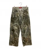 Jaded Londonジェイデッドロンドン）の古着「woodland camo colossus baggy jeans プリントワイドパンツ」｜グリーン