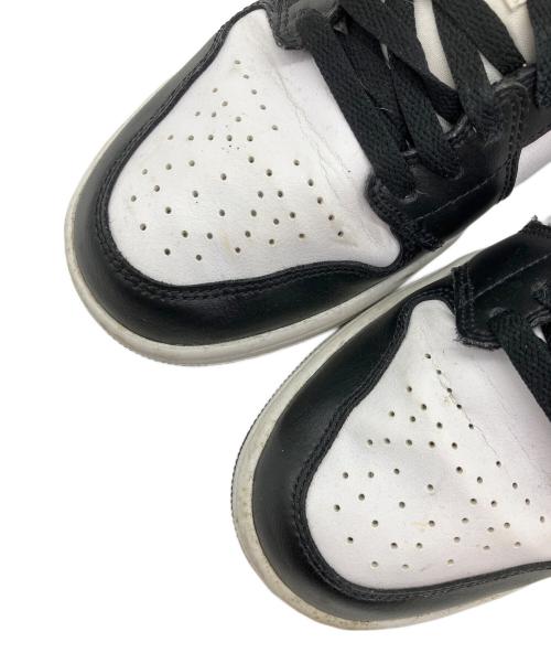 NIKE（ナイキ）NIKE (ナイキ) WMNS AIR JORDAN 1 LOW ブラック×ホワイト サイズ:SIZE 27cmの古着・服飾アイテム