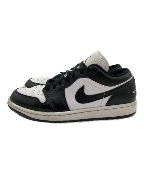 NIKE（ナイキ）NIKE (ナイキ) WMNS AIR JORDAN 1 LOW ブラック×ホワイト サイズ:SIZE 27cmの古着・服飾アイテム