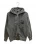 stussy（ステューシー）の古着「DICE ZIP HOODIE PIGMENT DYED」｜グレー