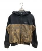 Columbiaコロンビア）の古着「ロマビスタ ジップジャケット マウンテンパーカー」｜ブラック×ブラウン