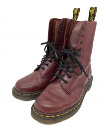 Dr.Martens（ドクターマーチン）の古着「1490　10ホールブーツ」｜レッド