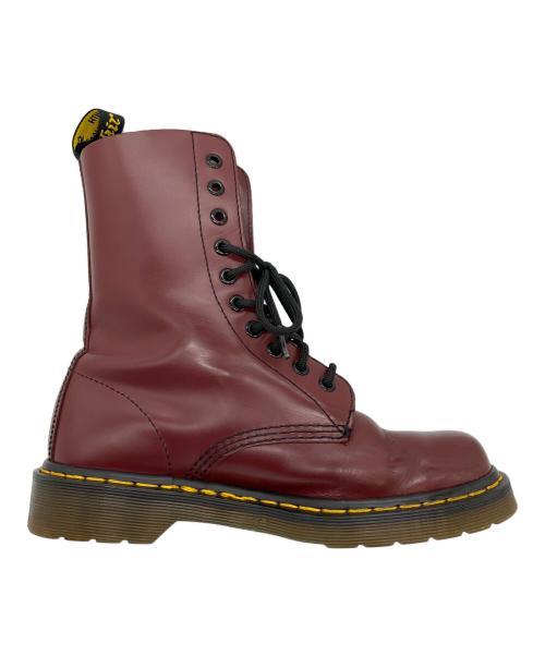 Dr.Martens（ドクターマーチン）Dr.Martens (ドクターマーチン) 1490　10ホールブーツ レッド サイズ:SIZE 24cmの古着・服飾アイテム