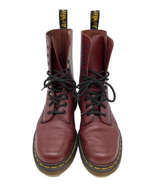 Dr.Martens（ドクターマーチン）Dr.Martens (ドクターマーチン) 1490　10ホールブーツ レッド サイズ:SIZE 24cmの古着・服飾アイテム