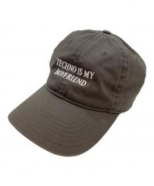 bonjour records×idea books（ボンジュールレコード×アイディアブックス）の古着「IDEA TECHNO IS MY BOYFRIEND CAP キャップ」｜グレー