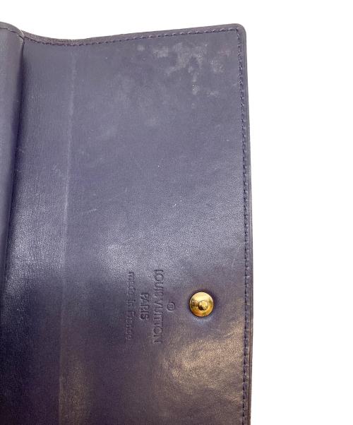 LOUIS VUITTON（ルイ ヴィトン）LOUIS VUITTON (ルイ ヴィトン) ヴェルニ　ポルトトレゾール インターナショナル 長財布 パープルの古着・服飾アイテム