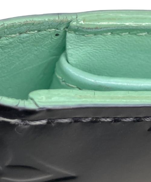 LOUIS VUITTON（ルイ ヴィトン）LOUIS VUITTON (ルイ ヴィトン) ヴェルニ ポレトトレゾール・インターナショナル 長財布 ブラック×グリーンの古着・服飾アイテム