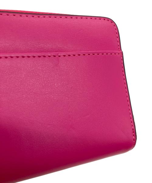 COACH（コーチ）COACH (コーチ) SNOOPY (スヌーピー) ラウンドファスナーウォレット ショッキングピンクの古着・服飾アイテム