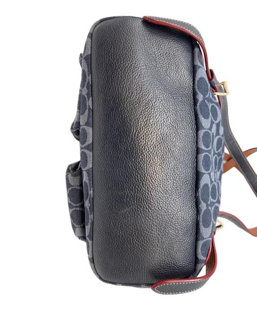 COACH（コーチ）COACH (コーチ) シグネチャー　リュック インディゴの古着・服飾アイテム