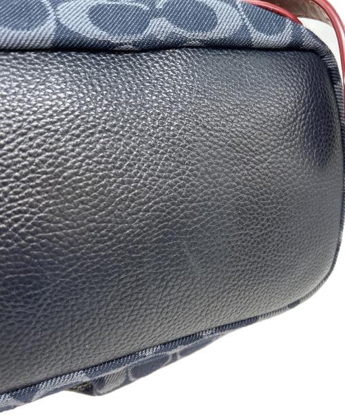 COACH（コーチ）COACH (コーチ) シグネチャー　リュック インディゴの古着・服飾アイテム