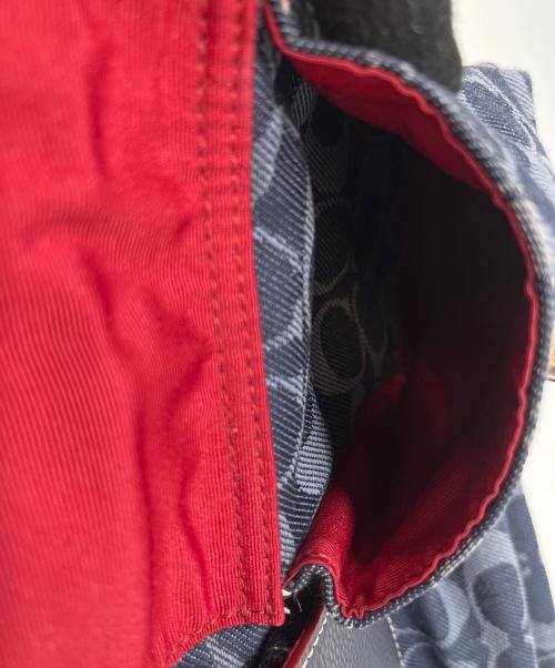 COACH（コーチ）COACH (コーチ) シグネチャー　リュック インディゴの古着・服飾アイテム