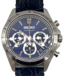 SEIKO（セイコー）の古着「スピリット クロノグラフ 腕時計」｜ネイビー