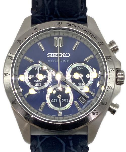 SEIKO（セイコー）SEIKO (セイコー) スピリット クロノグラフ 腕時計 ネイビーの古着・服飾アイテム