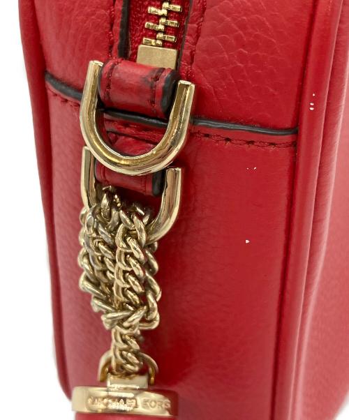 MICHAEL KORS（マイケル・コース）MICHAEL KORS (マイケル・コース) ショルダーバッグ レッドの古着・服飾アイテム