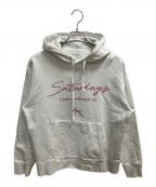 Saturdays NYC×FRAGMENT DESIGNサタデーズ ニューヨーク×フラグメントデザイン）の古着「プルオーバーパーカー」｜ホワイト