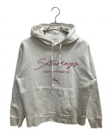Saturdays NYC×FRAGMENT DESIGN（サタデーズ ニューヨーク×フラグメントデザイン）の古着「プルオーバーパーカー」｜ホワイト