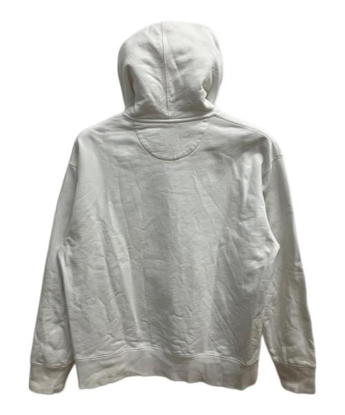 Saturdays NYC（サタデーズ ニューヨーク）Saturdays NYC (サタデーズ ニューヨーク) FRAGMENT DESIGN (フラグメントデザイン) プルオーバーパーカー ホワイト サイズ:SIZE Mの古着・服飾アイテム