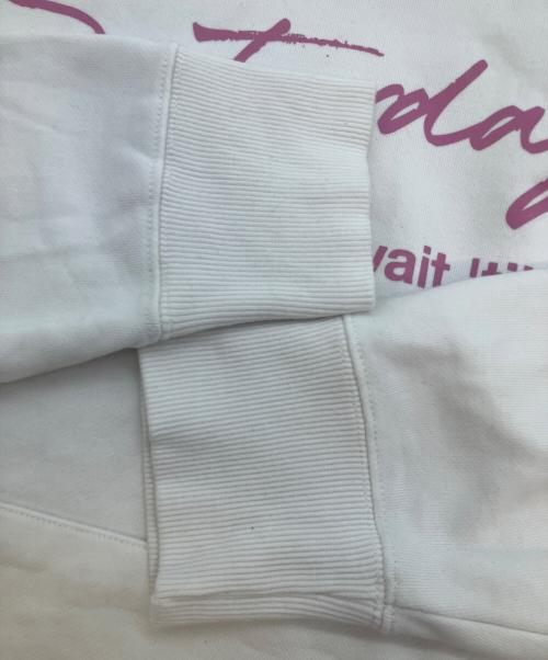 Saturdays NYC（サタデーズ ニューヨーク）Saturdays NYC (サタデーズ ニューヨーク) FRAGMENT DESIGN (フラグメントデザイン) プルオーバーパーカー ホワイト サイズ:SIZE Mの古着・服飾アイテム