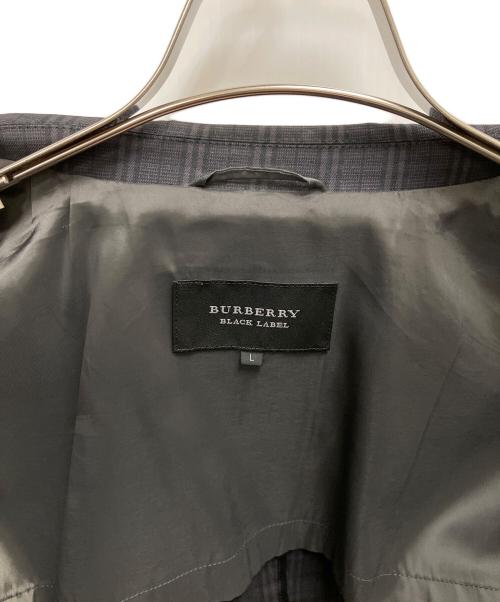 BURBERRY BLACK LABEL（バーバリーブラックレーベル）BURBERRY BLACK LABEL (バーバリーブラックレーベル) テーラードジャケット ブラック サイズ:SIZE Lの古着・服飾アイテム