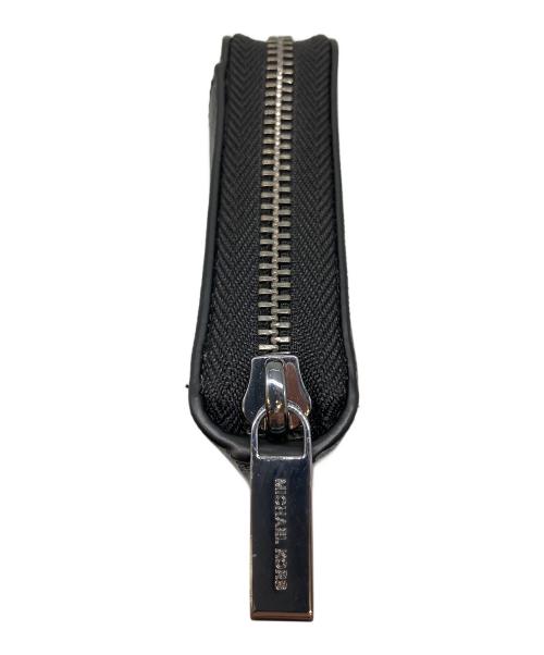 MICHAEL KORS（マイケル・コース）MICHAEL KORS (マイケル・コース) COOPER サフィアーノ レザー ジップアラウンド ウォレット 長財布 ブラックの古着・服飾アイテム