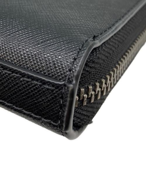 MICHAEL KORS（マイケル・コース）MICHAEL KORS (マイケル・コース) COOPER サフィアーノ レザー ジップアラウンド ウォレット 長財布 ブラックの古着・服飾アイテム