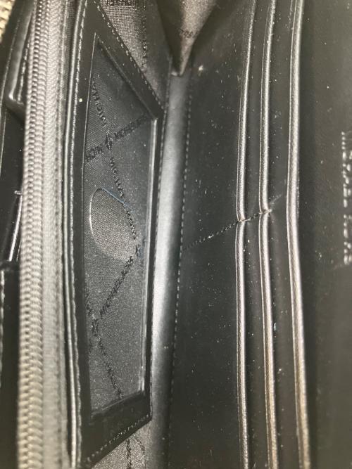 MICHAEL KORS（マイケル・コース）MICHAEL KORS (マイケル・コース) COOPER サフィアーノ レザー ジップアラウンド ウォレット 長財布 ブラックの古着・服飾アイテム