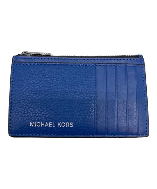 MICHAEL KORS（マイケル・コース）MICHAEL KORS (マイケル・コース) カードケース ブルーの古着・服飾アイテム