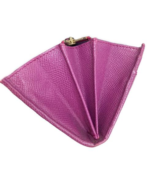 BVLGARI（ブルガリ）BVLGARI (ブルガリ) フラップ長財布 パープルの古着・服飾アイテム