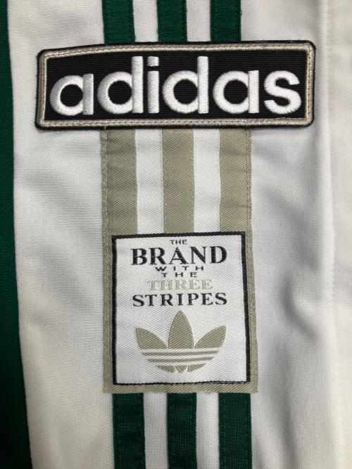 adidas Originals（アディダスオリジナル）adidas Originals (アディダスオリジナル) アディブレイクパンツ トラックパンツ グリーン×ホワイト サイズ:SIZE XSの古着・服飾アイテム