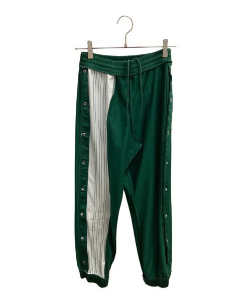 adidas Originals（アディダスオリジナル）adidas Originals (アディダスオリジナル) アディブレイクパンツ トラックパンツ グリーン×ホワイト サイズ:SIZE XSの古着・服飾アイテム