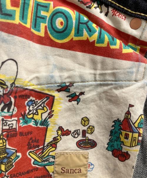 sanca（サンカ）sanca (サンカ) デニムパンツ インディゴ サイズ:SIZE Free（ウエスト80cm）の古着・服飾アイテム