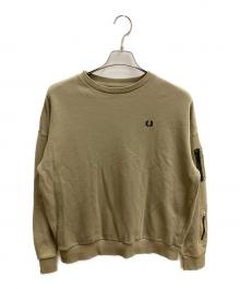FRED PERRY（フレッドペリー）の古着「ポケットスウェット」｜ベージュ