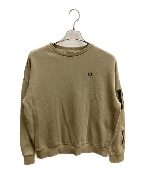 FRED PERRY（フレッドペリー）FRED PERRY (フレッドペリー) ポケットスウェット ベージュ サイズ:SIZE 36の古着・服飾アイテム