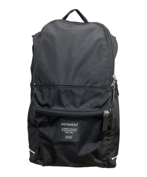marimekko（マリメッコ）marimekko (マリメッコ) リュック ブラックの古着・服飾アイテム