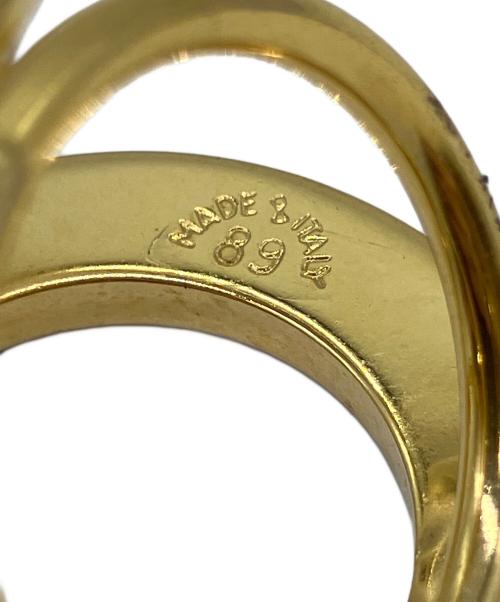 CELINE（セリーヌ）CELINE (セリーヌ) スカーフリング ゴールドの古着・服飾アイテム