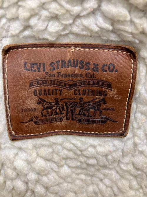 LEVI'S（リーバイス）LEVI'S (リーバイス) 裏ボアデニムジャケット ブラウン サイズ:SIZE Mの古着・服飾アイテム