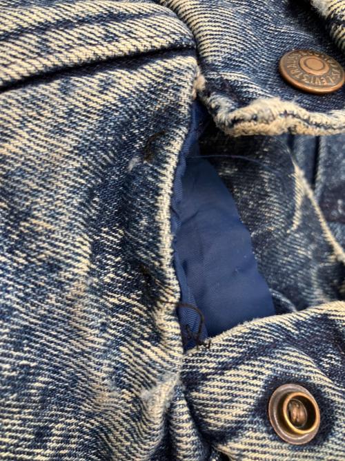 LEVI'S（リーバイス）LEVI'S (リーバイス) 裏ボアデニムジャケット ブラウン サイズ:SIZE Mの古着・服飾アイテム