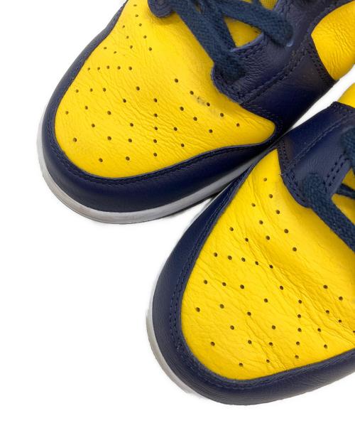 NIKE（ナイキ）NIKE (ナイキ) Dunk High Retro SE イエロー×ネイビー サイズ:SIZE 30cmの古着・服飾アイテム